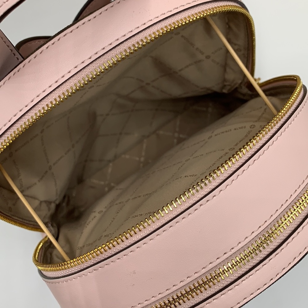 MICHAEL KORS JAYCEE MEDIUM ZIP POCKET BACKPACK POWDER BLUSH MULTI COLOR - Picture 15 of 16